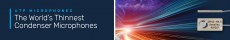 GRAS ultra ohuiden mikrofonien banner kuva