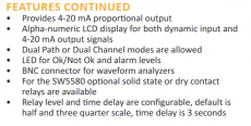 SW5580 ominaisuudet