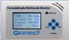 GrayWolf Formaldehydi multimoodi monitori