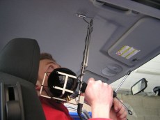 Microflown IN-SITU auton katossa
