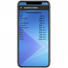 GrayWolfLive mobiili applikaatio