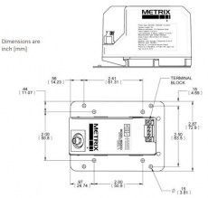 Metrix MX2033 mitat päältä