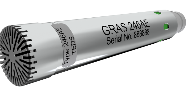 GRAS 246AE 1/2" CCP Free-field -mittausmikrofonisetti SysCheck2™
