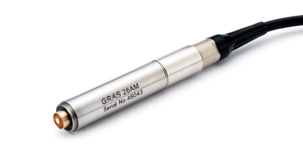GRAS 26AM 1/2″ esivahvistin, 3 m kaapeli
