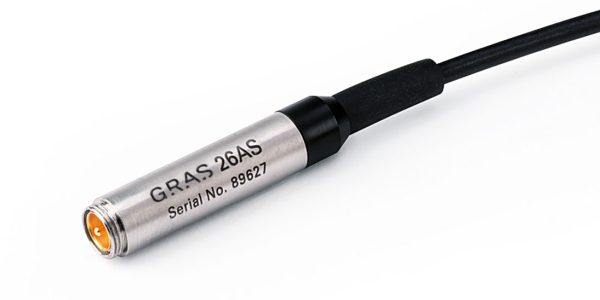 GRAS 26AS 1/4″ esivahvistin, hyvin lyhyt, 3 m kaapeli