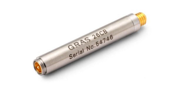GRAS 26CB 1/4″ CCP-esivahvistin, Microdot