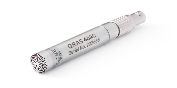 GRAS 46AC 1/2" LEMO Free-field -mittausmikrofonisetti, laaja taajuusalue