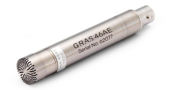 GRAS 46AE 1/2" CCP Free-field -mittausmikrofonisetti