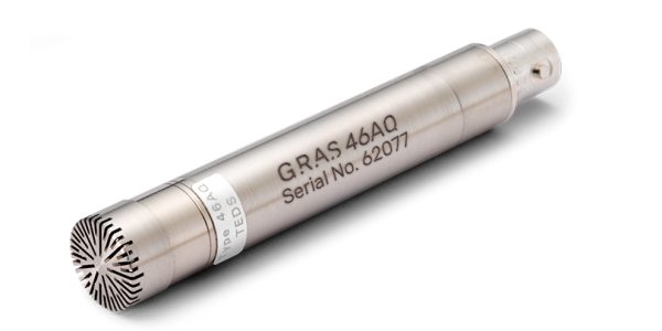 GRAS 46AQ 1/2" CCP Random Incidence -mittausmikrofonisetti