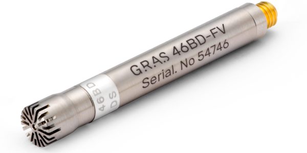 GRAS 46BD-FV 1/4" CCP Pressure -mittausmikrofonisetti, etuventtiili