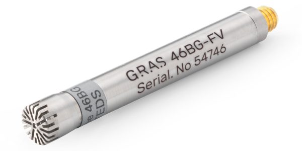 GRAS 46BG-FV 1/4" CCP Pressure -mittausmikrofonisetti, korkea paine, etuventtiili
