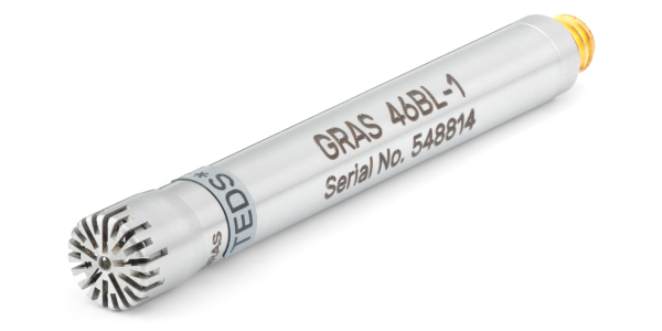 GRAS 46BL-1 1/4" CCP Pressure -mittausmikrofonisetti, korkea herkkyys